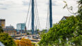 Rheinkniebrücke (Sicht bei 70mm)